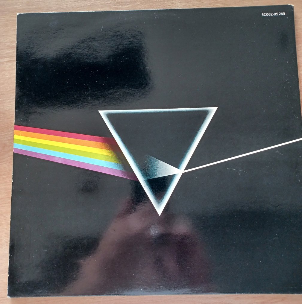 Pink Floyd The Dark Side Of The MoonWhite vinylEmpty prism labels SingleSchallplatte