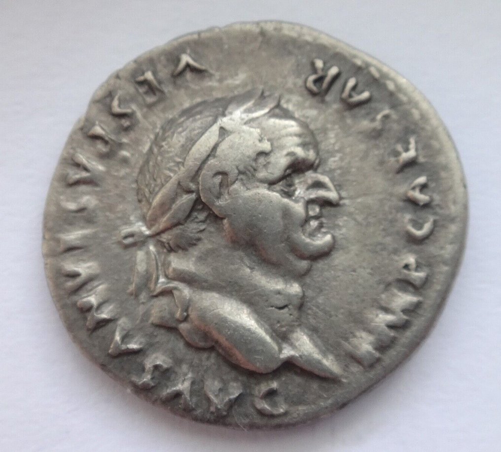 Empire romain. Vespasien (69-79 apr. J.-C.). Denarius Rome #2.1