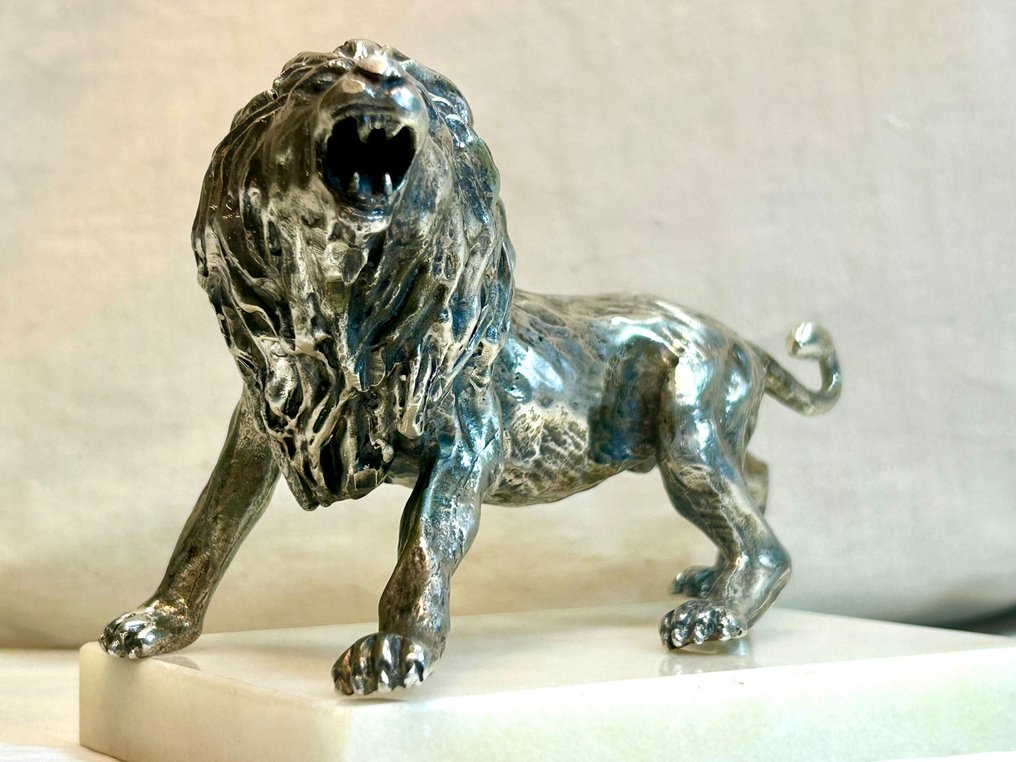 Figurine - Il Leone Re della foresta - Silber #1.1