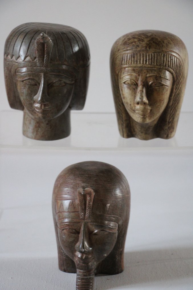 Figur - Drie Egyptische Koningen  (3) - Stengodslera #1.2