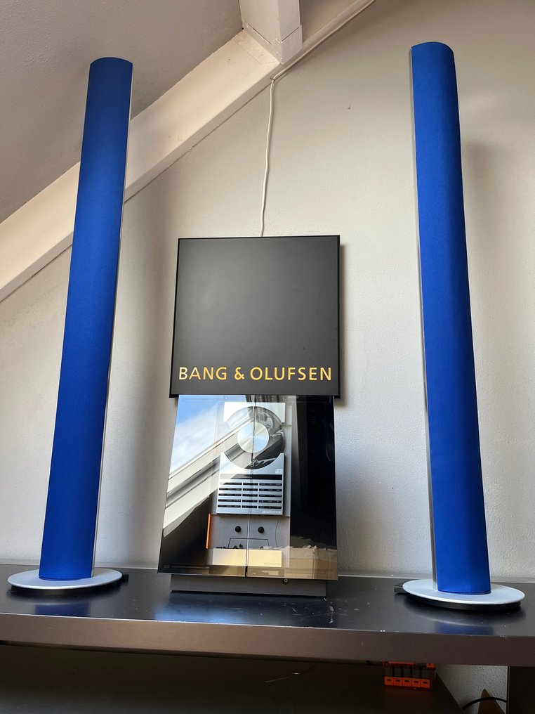 Bang & Olufsen David Lewis - Beosound Ouverture + Beolab 6000 tecido azul Conjunto estéreo #2.1