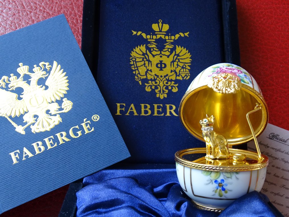 玩具人偶 - House of Faberge - Imperial Egg - Surprise Egg - Boxed -Certificate of Authenticity - 瓷 #2.2