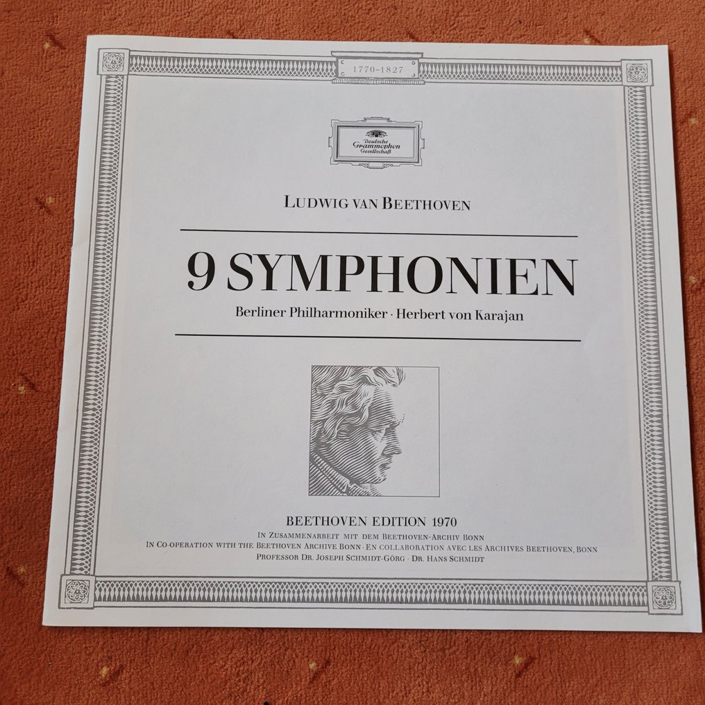 Ludwig van Beethoven/Karajan - 9 Symphonies - Multiple titles - Box set - 1970 #1.2