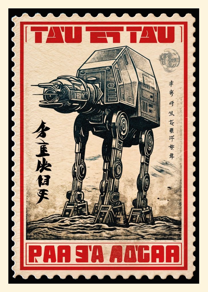 Kobalt - AT-AT - Galaxy stamp series #1.0