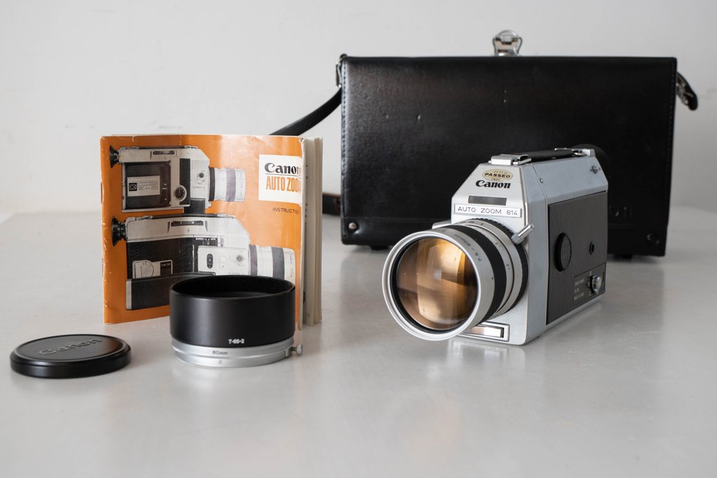 Canon Auto Zoom 814 Super 8 With Original Case and lens hood Αναλογική βιντεοκάμερα #1.1