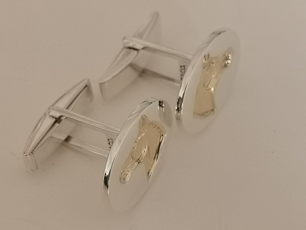 Tiffany & Co. - 袖口扣 - 18 克拉 銀, 黃金 #2.1