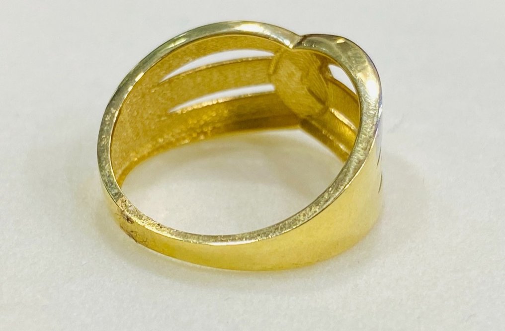 Ring - 18 kt Gelbgold, Weißgold #3.2