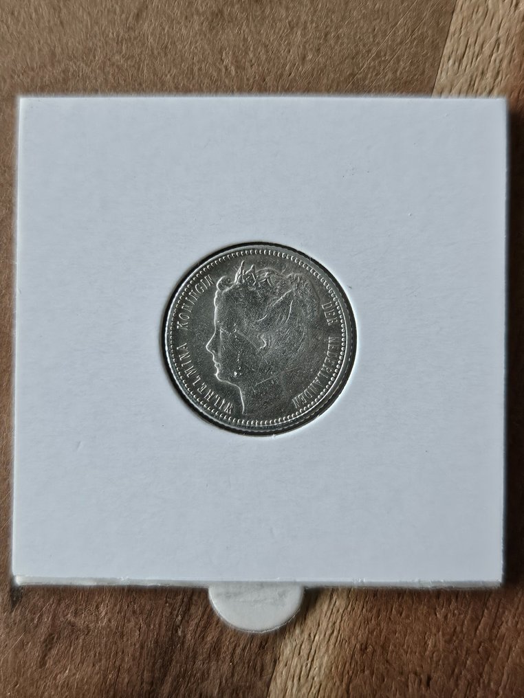 Nederland. Wilhelmina (1890-1948). 25 Cents 1898 #1.2