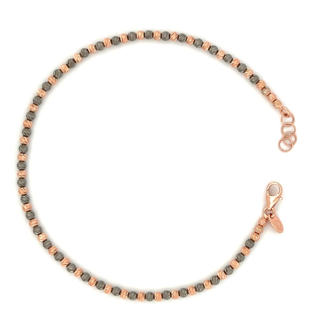 Handmade - 手鈪 - 2.8 g - 18 克拉 玫瑰金, Oro nero #4.3