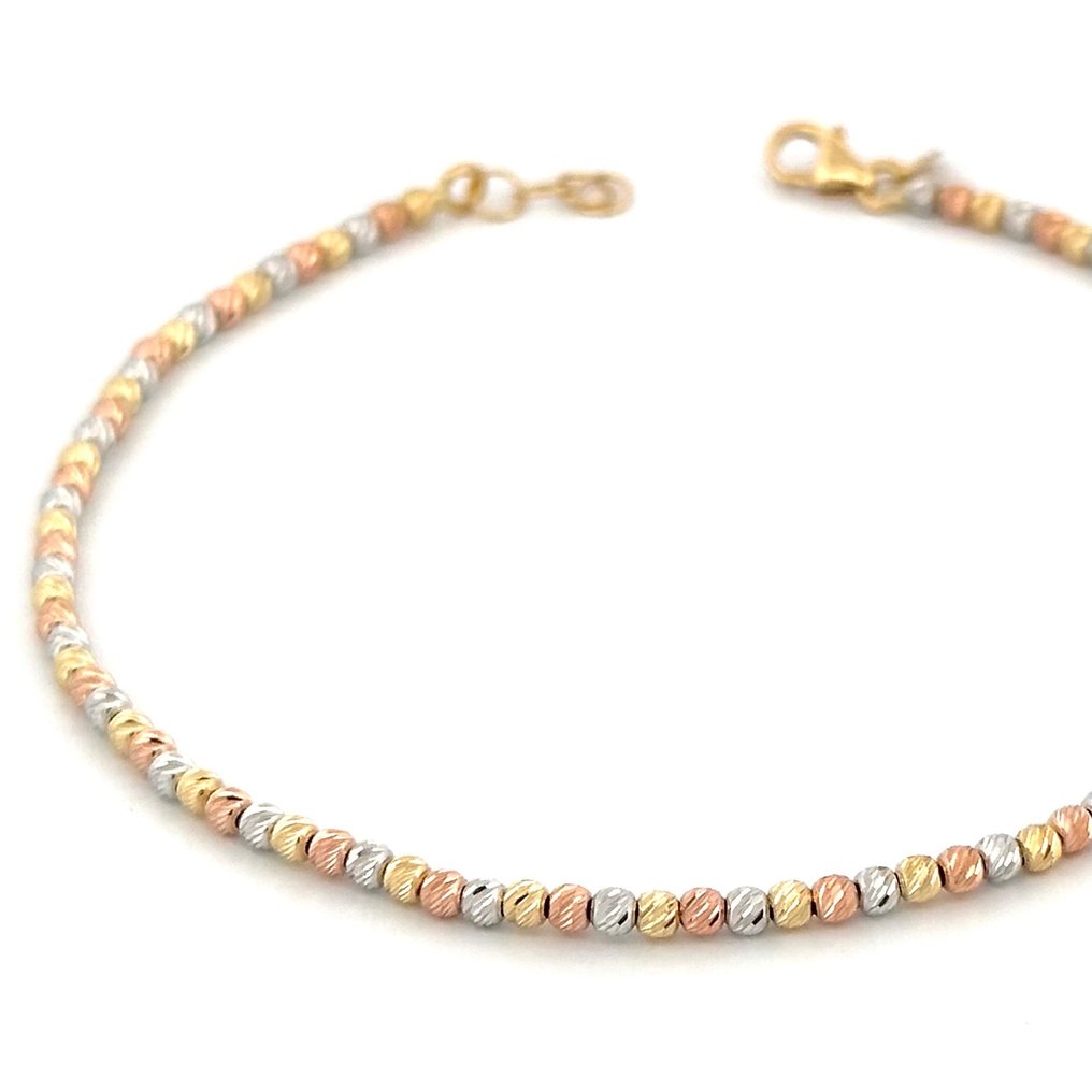 Handmade - 手镯 - 2.9 g - 18K包金 白金, 黄金, 玫瑰金 #1.0