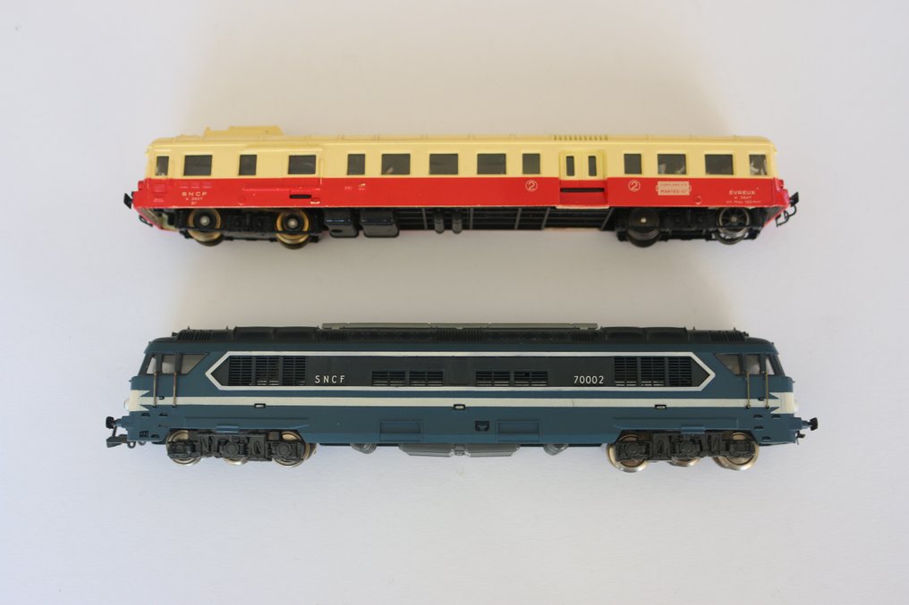 Jouef Champagnole H0轨 - 760E/8561 - 模型火车 (2) - CC 70002 和“毕加索” - SNCF #1.1