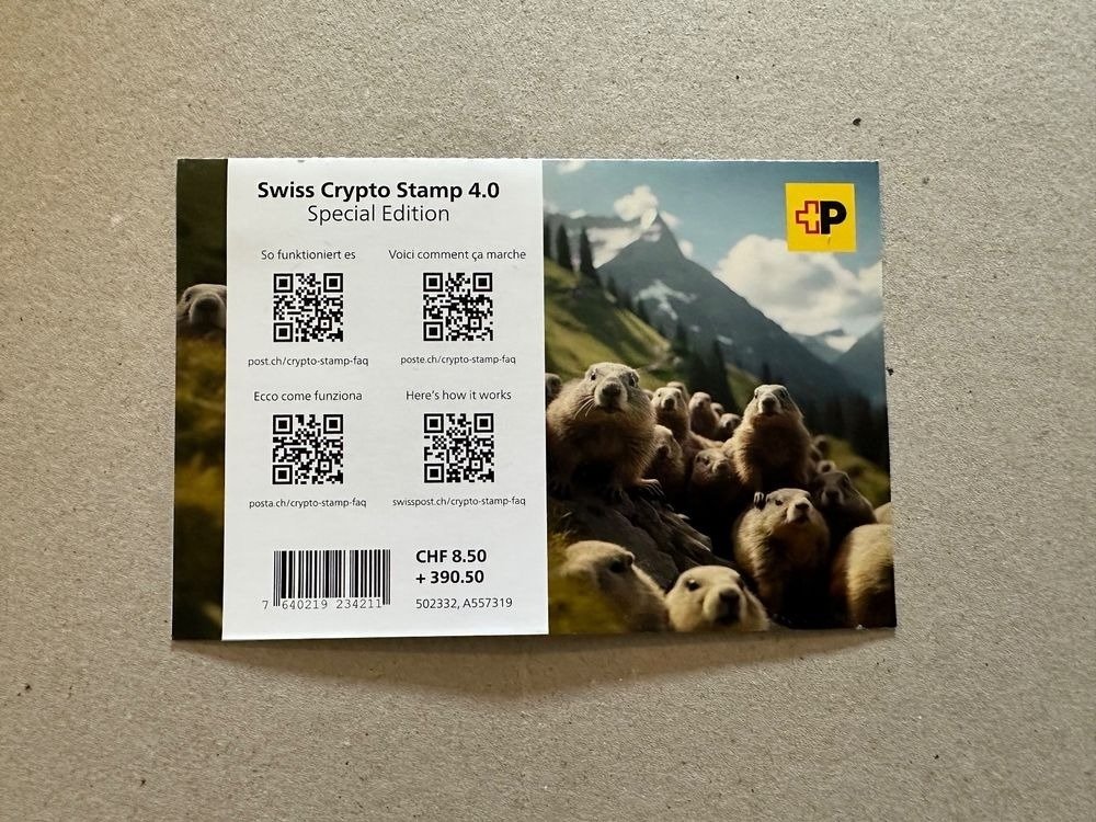 瑞士 2024 - 瑞士加密邮票 4.0 #2.1