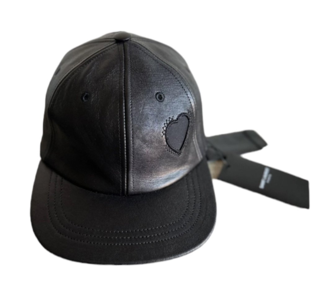 SAINT LAURENT Leather hat In size 57 - 2023 - Sportkeps #1.2