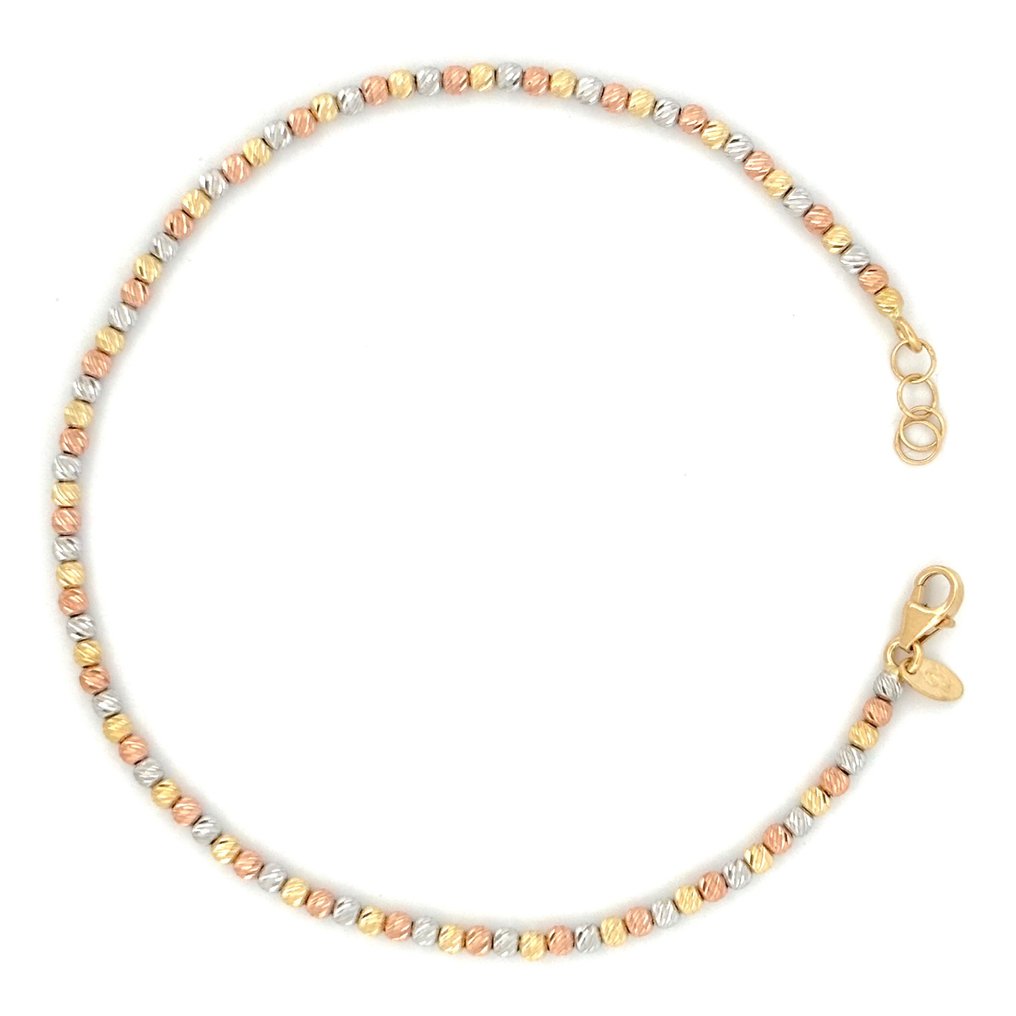 Handmade - 手镯 - 2.9 g - 18K包金 白金, 黄金, 玫瑰金 #3.2