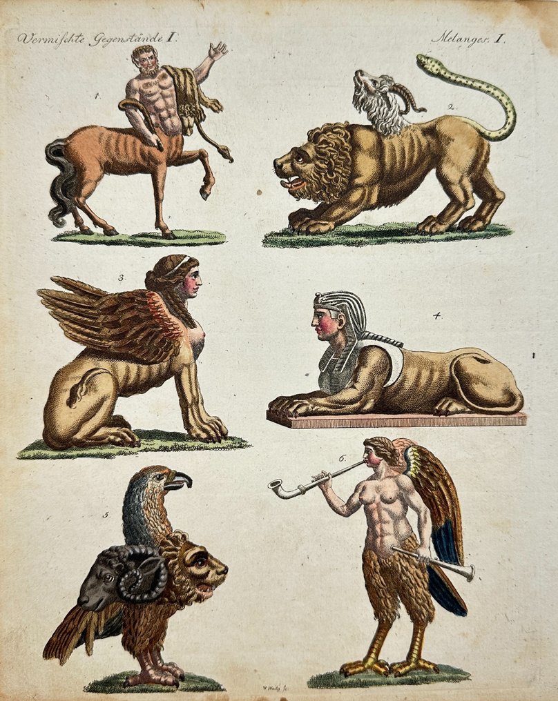 Friedrich Johann Bertuch - Johann Bertuch's Bilderbuch fur Kinder, Mythical creatures #1.1