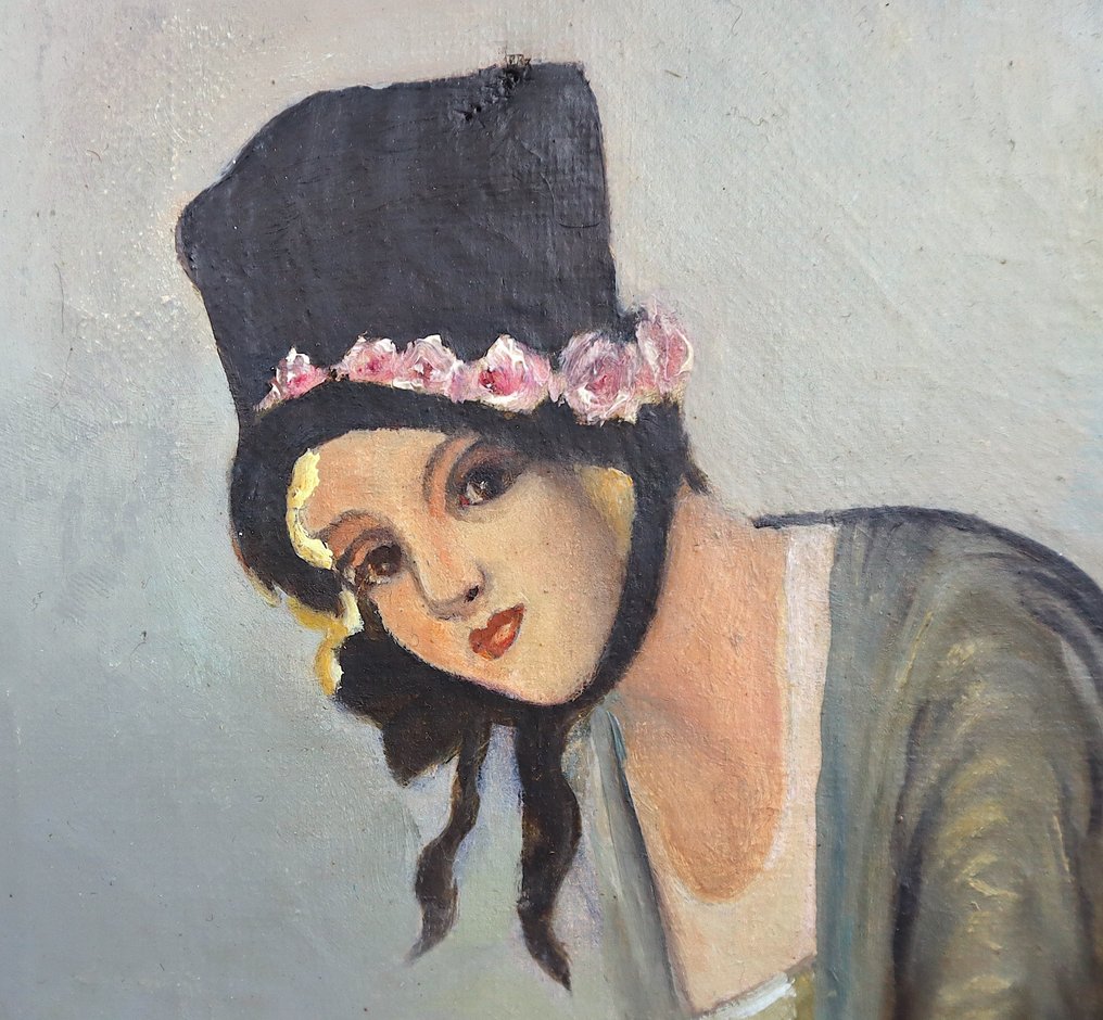 French School (XIX) - Portrait of a lady #2.1