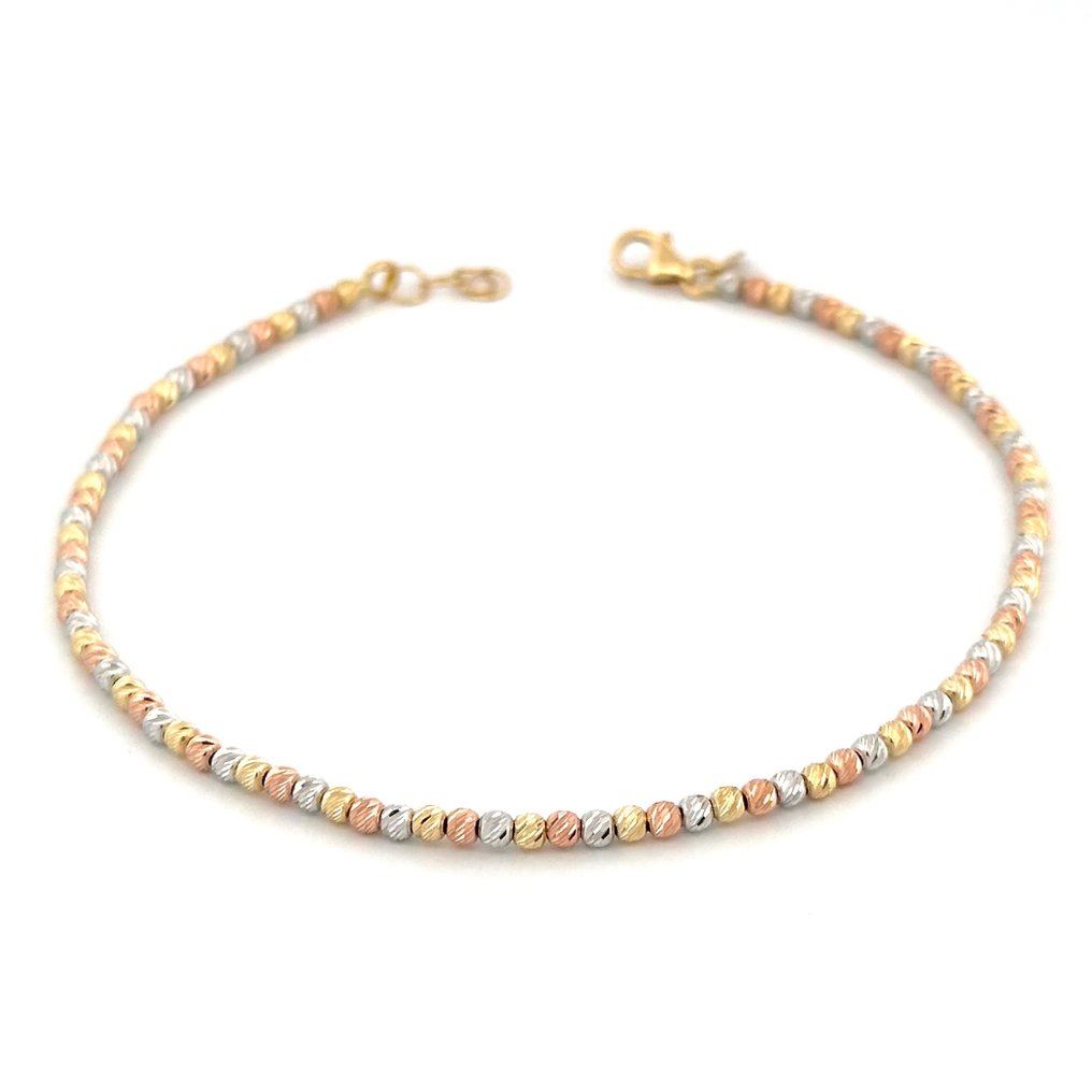 Handmade - 手镯 - 2.9 g - 18K包金 白金, 黄金, 玫瑰金 #1.0