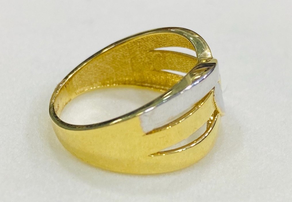 Ring - 18 kt Gelbgold, Weißgold #3.1