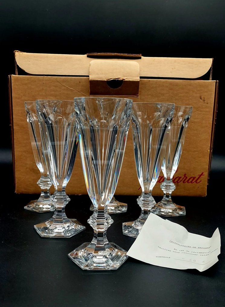 Baccarat - Drinking set for 6 (6) - HARCOURT - Crystal #1.1