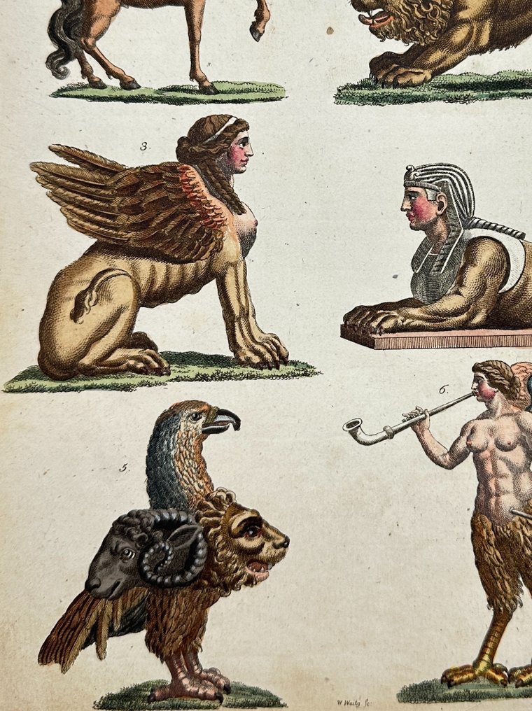 Friedrich Johann Bertuch - Johann Bertuch's Bilderbuch fur Kinder, Mythical creatures #2.1