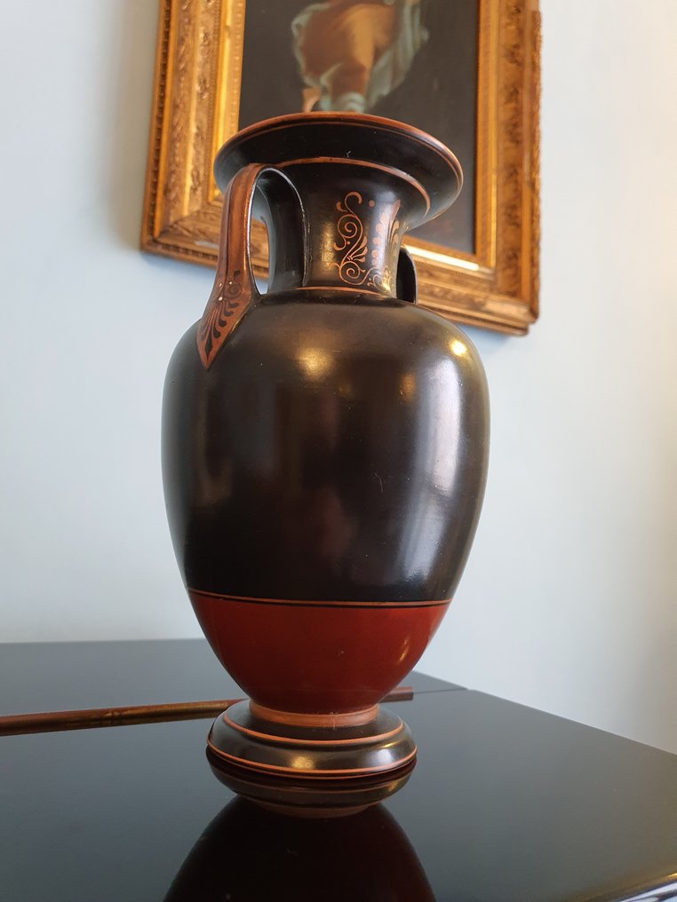 Réplique d'un grec ancien Terre cuite Amphora - 21 cm #2.2