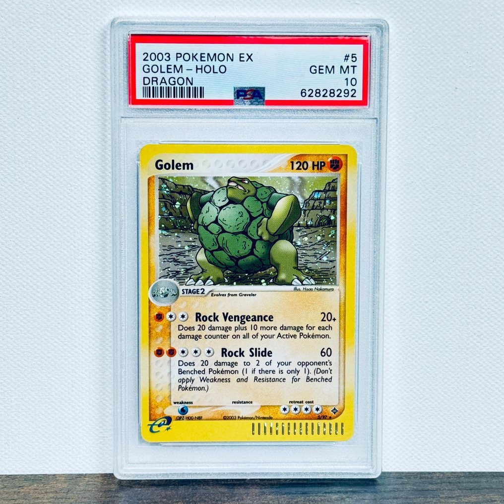 Pokémon - Golem Holo - Dragon 5/97 Graded card - Pokémon - PSA 10 #1.1