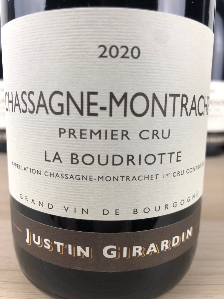 2020 Justin Girardin "La Boudriotte" - Chassagne-Montrachet 1er Cru - 6 Bottles (0.75L) #1.2