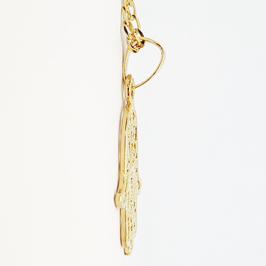 Naszyjnik z wisiorkiem - 18-karatowe Żółte złoto #2.1