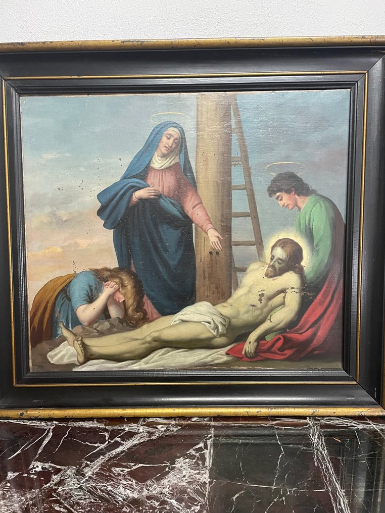 Scuola italiana (XVIII-XIX) - Deposizione di Cristo dalla croce #3.1