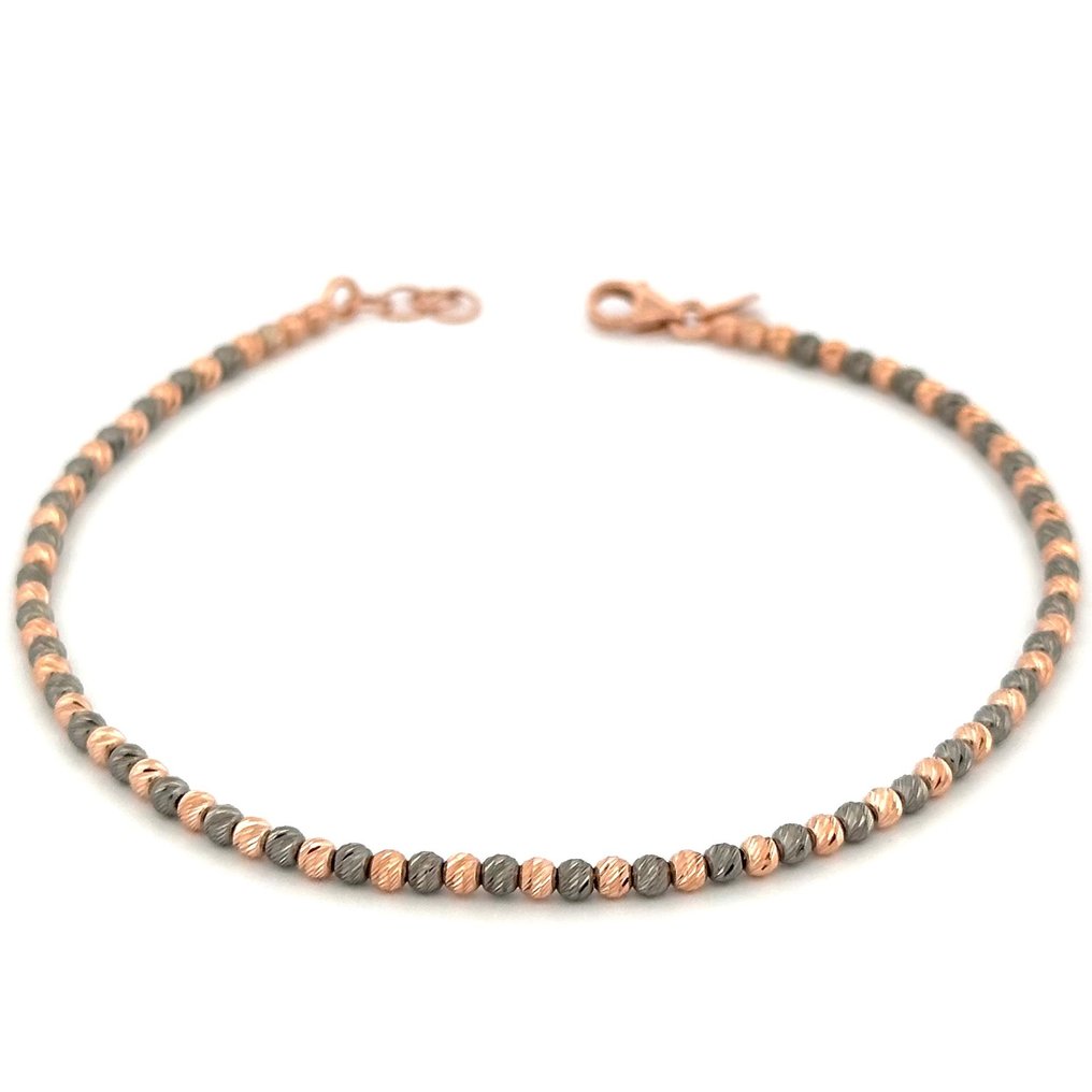 Handmade - 手鈪 - 2.8 g - 18 克拉 玫瑰金, Oro nero #1.0