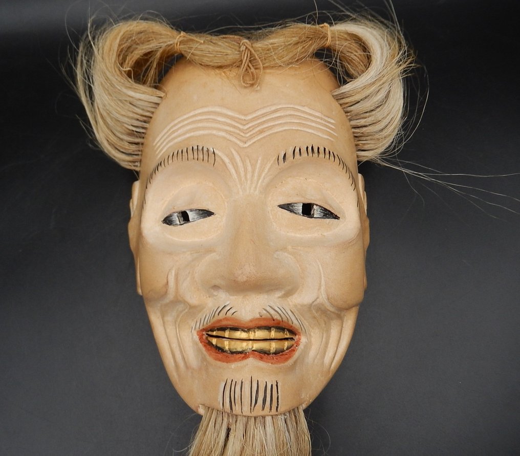 Noh-Maske - Holz #2.2