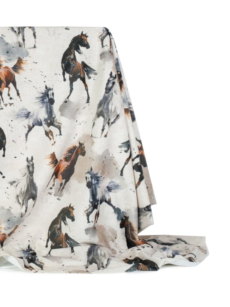 CAVALCATA NEL VENTO – Wunderschöner Sammet in limitierter Edition – Made in Italy - Stoff - 7 m - 1.4 m #3.2