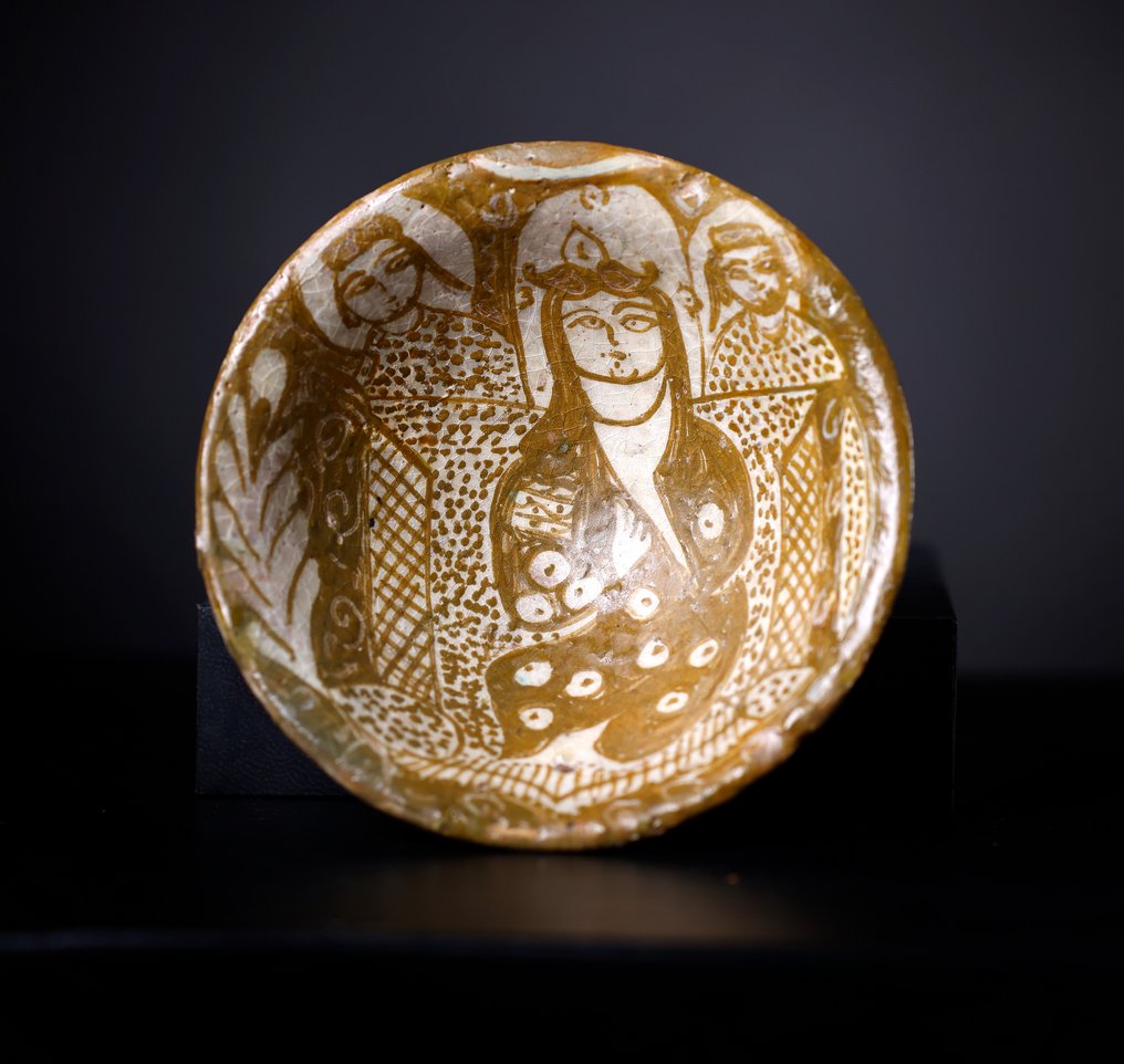 Islâmico Cerâmica Tigela Nishapur #1.1