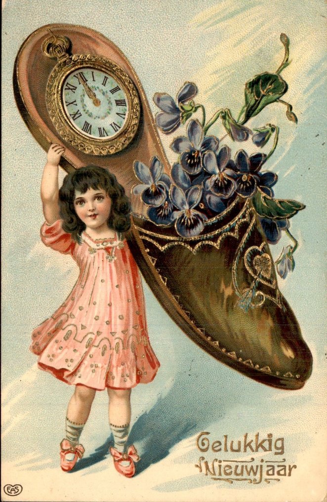 Fantasie, Neujahr - Postkarte (96) - 1900-1930 #1.1