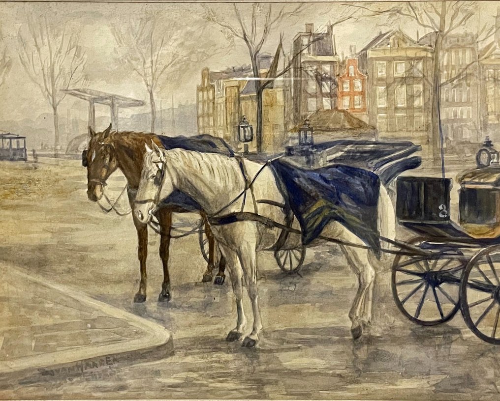 D.J van Haaren (1897-1953) - Koetsen en paarden #1.1