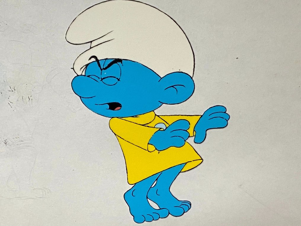 The Smurfs, 1981 - 1 Cel de animación original de Snappy #3.1