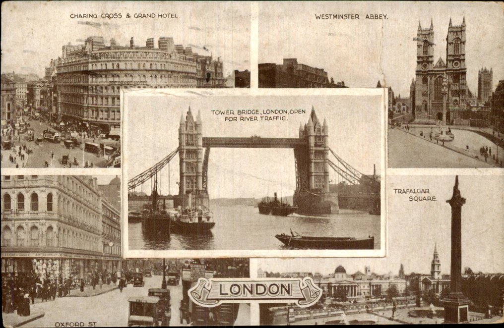 英国 - 伦敦 - 伦敦 - 明信片 (115) - 1900-1950 #3.2