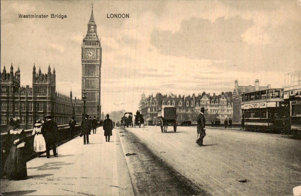 英国 - 伦敦 - 伦敦 - 明信片 (115) - 1900-1950 #2.2