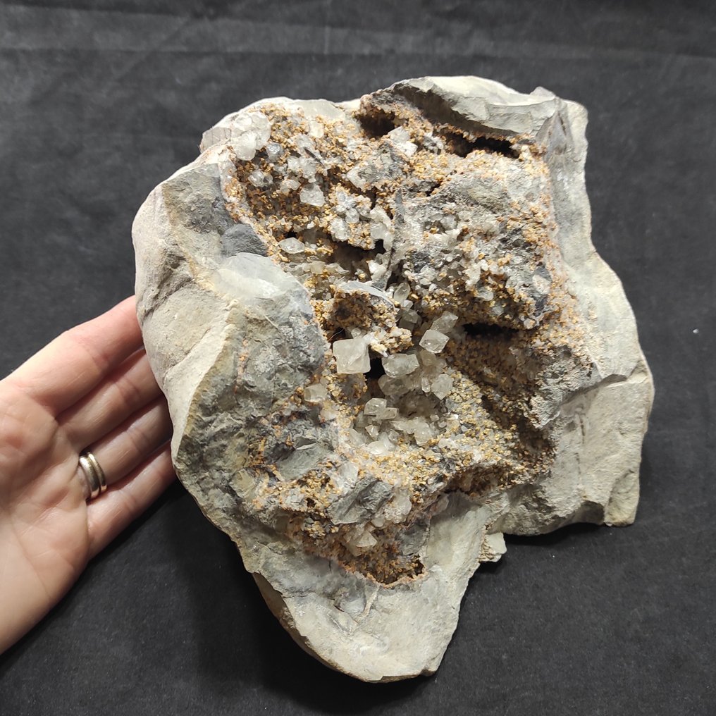 Septaria 石英鑽石 矩陣晶體 - 高度: 11 cm - 闊度: 16 cm- 3380 g - (1) #2.1