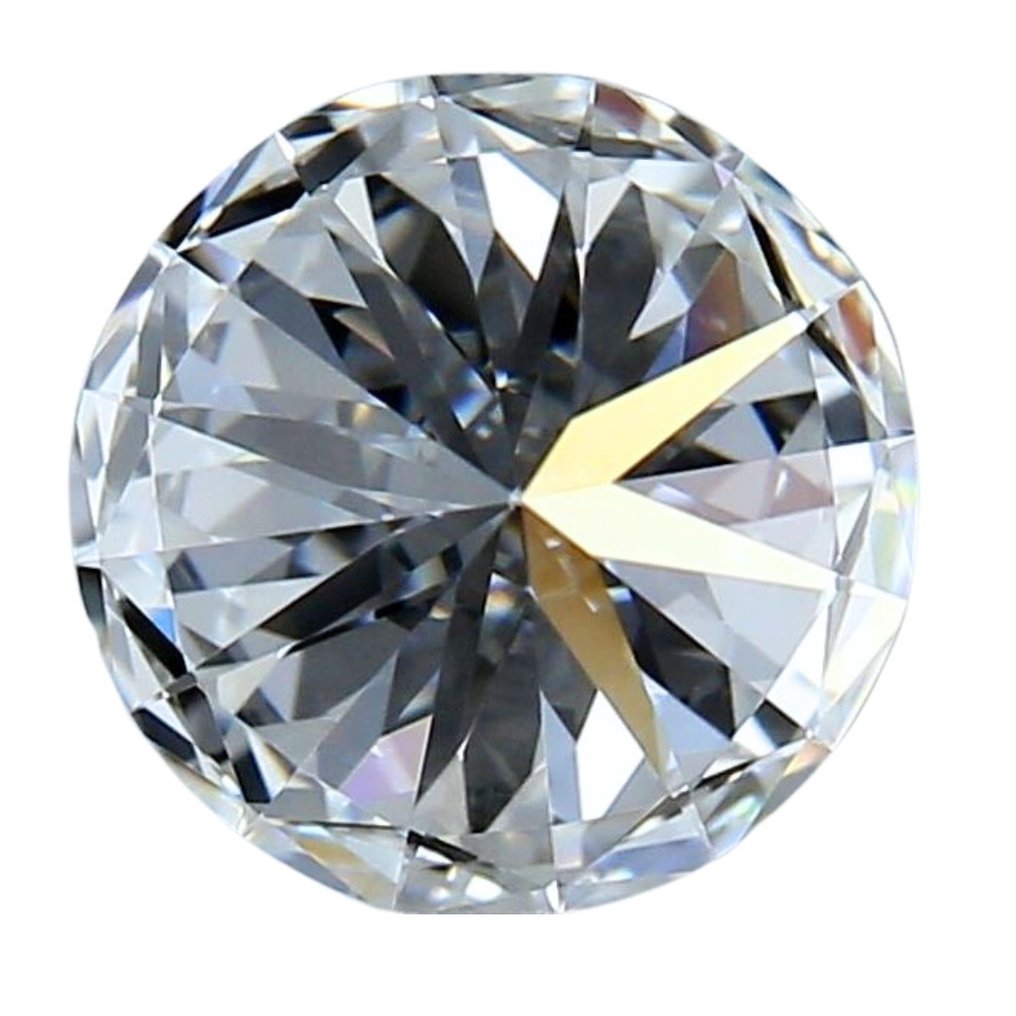 1 pcs 钻石 - 1.37 ct - 圆形, 明亮型 - D (无色) - 无瑕疵的 #3.2