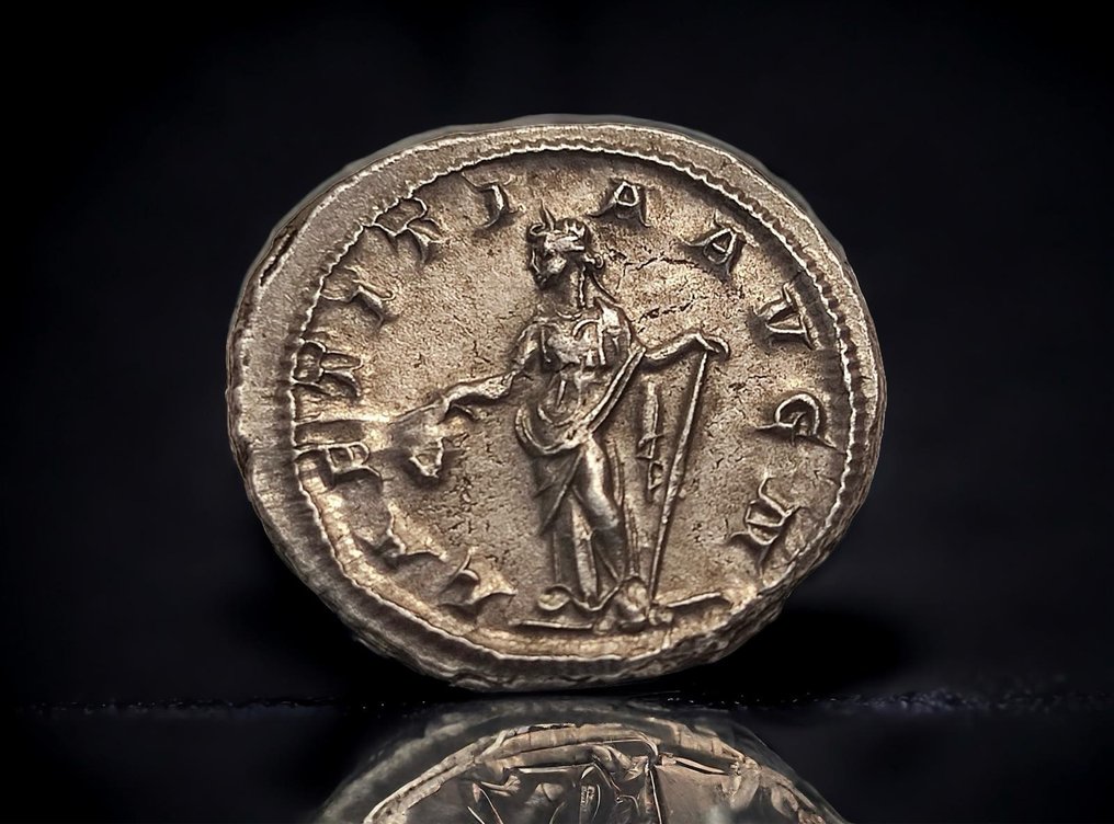 Imperio romano. Gordiano III (238-244 e. c.). Antoninianus Rome - Laetitia #2.2
