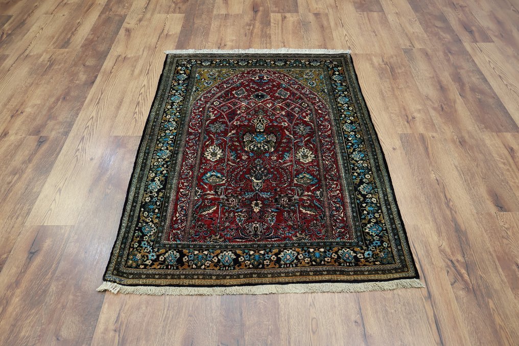 非常美丽的古姆丝绸伊朗 - 地毯 - 155 cm - 108 cm #2.1