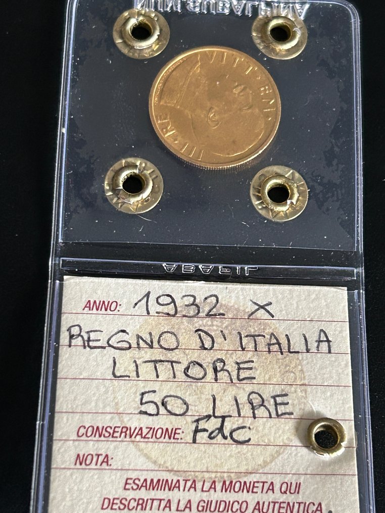 Italien, Königreich Italien. Vittorio Emanuele III. di Savoia (1900-1946). 50 Lire 1932 X #2.1