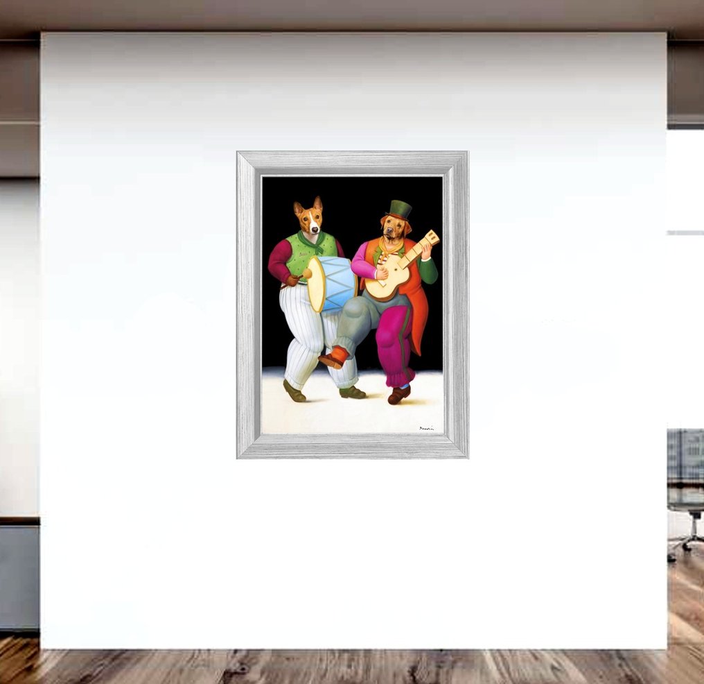 Bonaschi (1959) - Poltrona n°240324- I clown su Fernando Botero #2.1