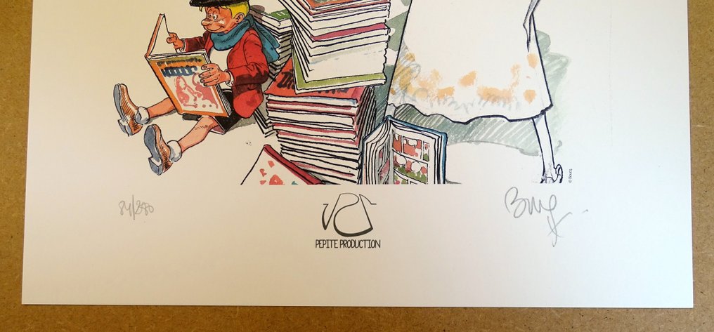 Walthéry, François / Boucq, François - 2 Offset Print - Natacha - Hommages croisés #3.2