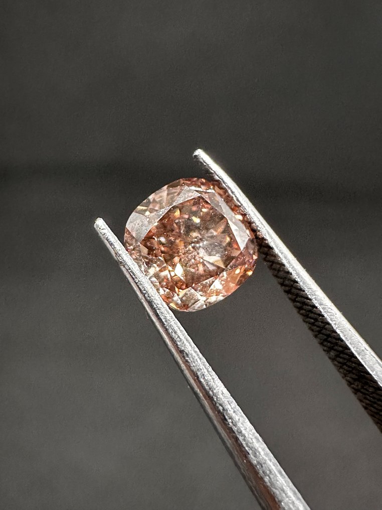 1 pcs Diamant  (Colorat natural)  - 1.01 ct - I1 - GIA (Institutul gemologic din SUA) #2.1