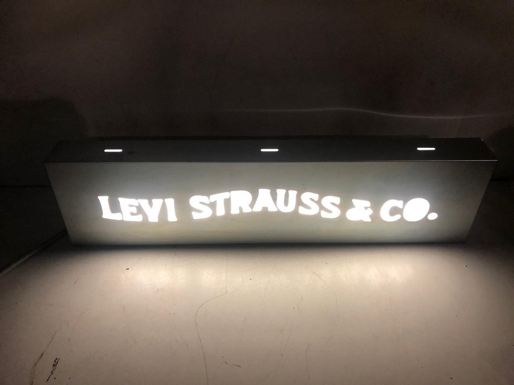 Levi Strauss & Co. - Reclamebord met achtergrondverlichting - metaal #2.2