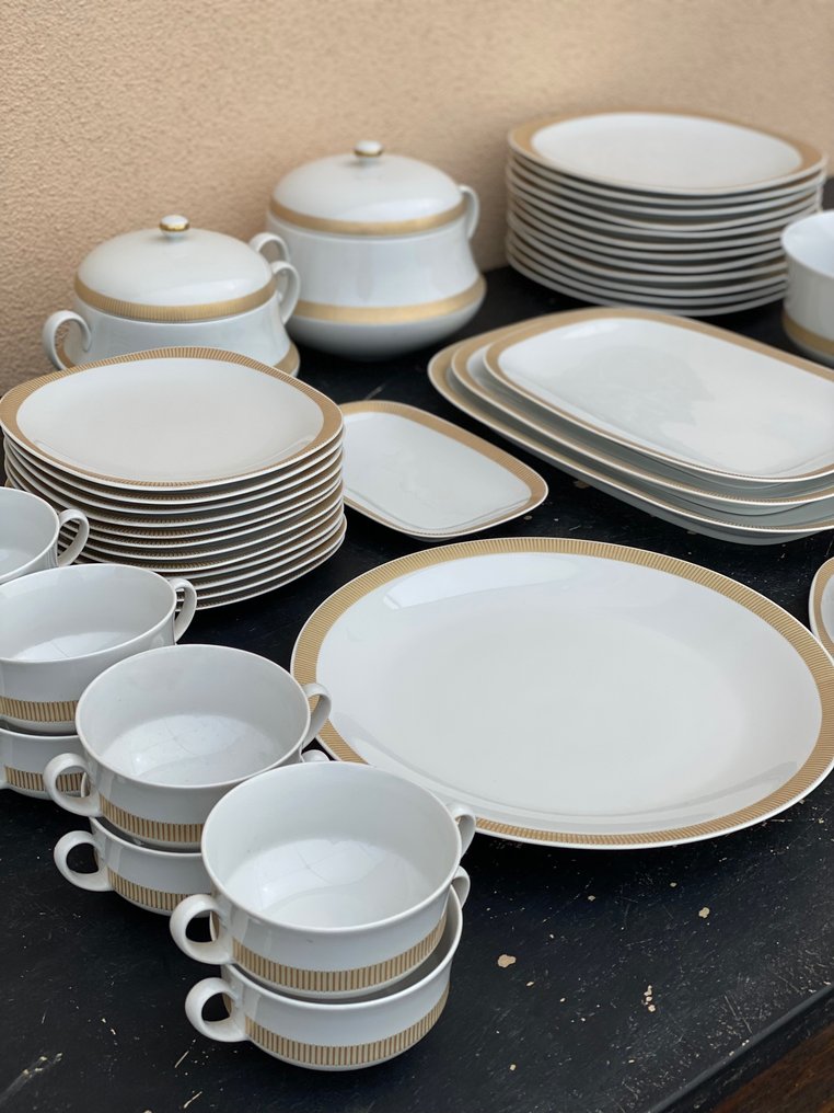 Langhental - Table service for 12 (58) - Porcelain #2.1