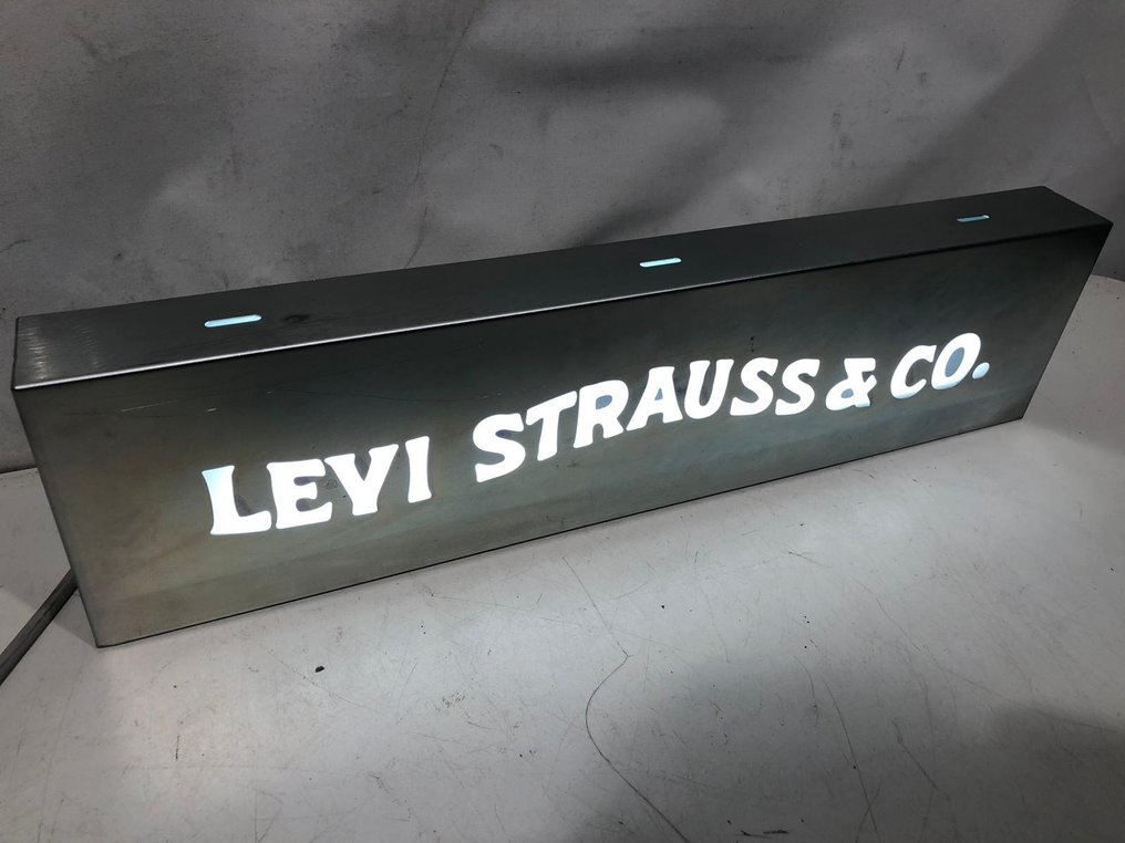 Levi Strauss & Co. - Werbeschild mit Hintergrundbeleuchtung - Metall #2.1