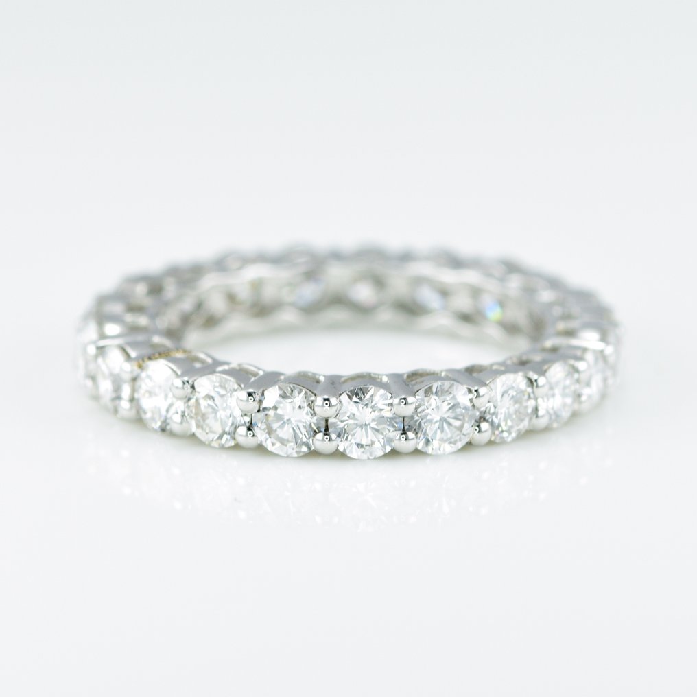 Anillo - 14 quilates Oro blanco -  3.29ct. tw. Diamante  (Lab-grown) - Anillo de bodas #2.1